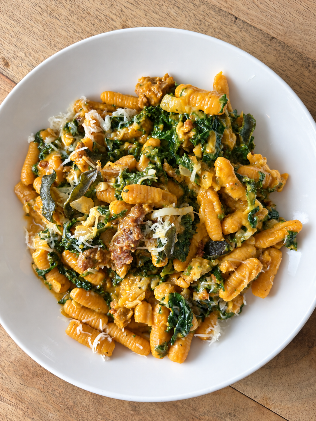 Creamy Pumpkin Sausage Pasta